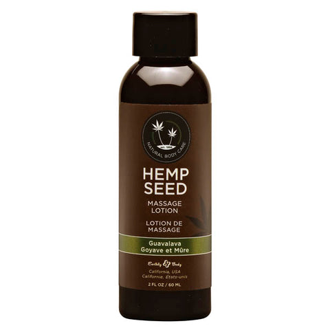Hemp Seed Massage Lotion Guavalava Scented 59ml Bottle > Essentials > Massage Oil
