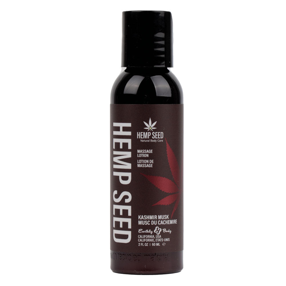 Hemp Seed Massage Lotion Kashmir Musk Scented 59ml Bottle > Essentials > Massage Oil Main image