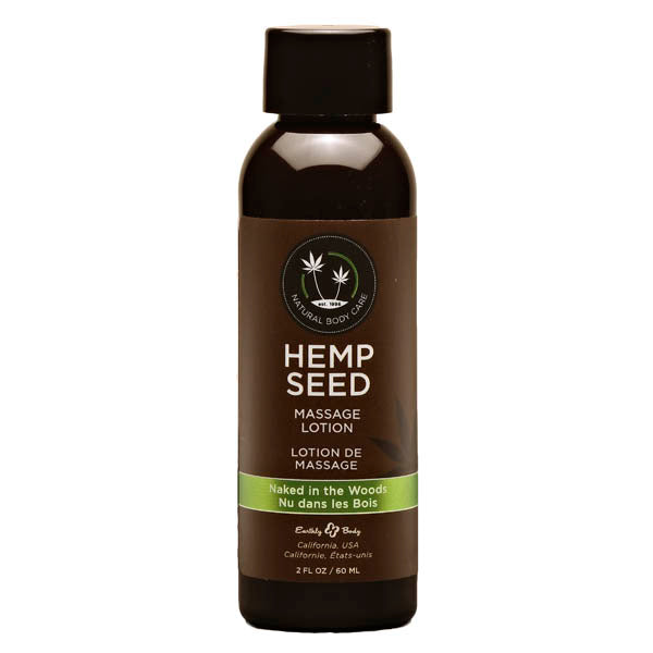 Hemp Seed Massage Lotion Naked In The Woods Tea And Ginger Scent 59ml Bottle > Essentials > Massage Oil Main image