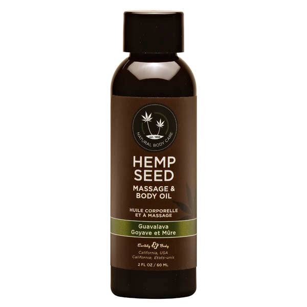 Hemp Seed Massage Oil Guavalava 59ml - Guava & Blackberry Scented > Essentials > Massage Oil Main image