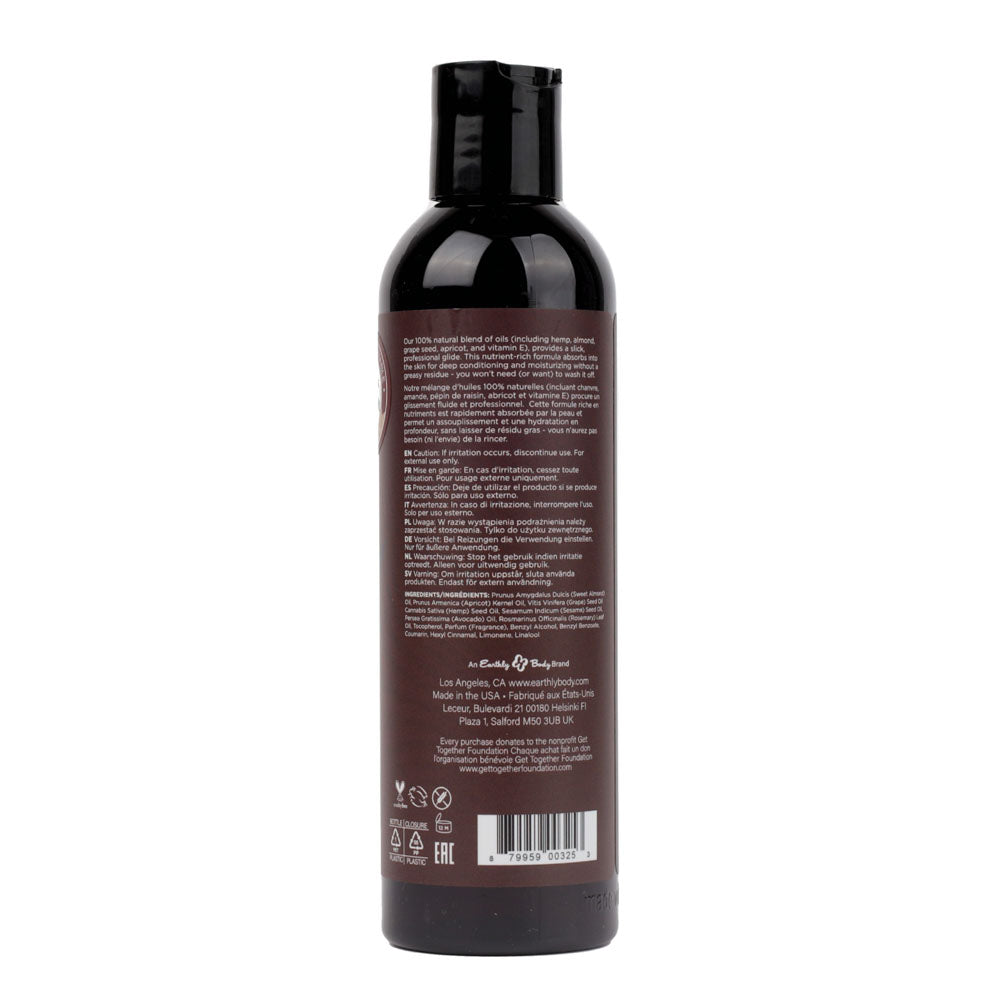 Hemp Seed Massage Oil Moroccan Nights Scent 237ml Bottle > Essentials > Massage Oil