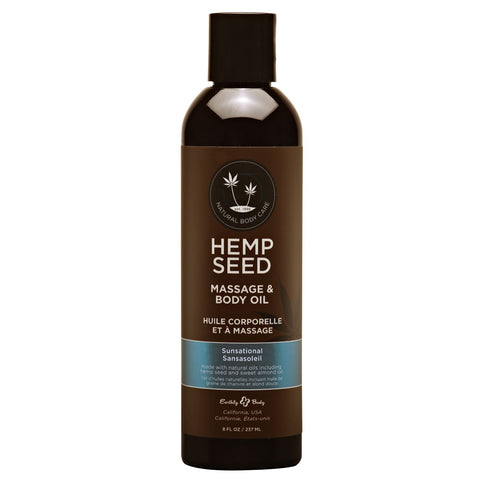 Hemp Seed Massage and Body Oil with Italian Bergamot Juniper Berries and White Wood 237 ml Default Title Massage Oil