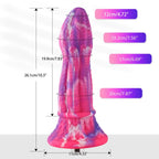 HiSmith Silicone Viper Rose (Pink) – Textured Silicone Fantasy Dildo Default Title > Sex Toys > Sex Machines > Attachments