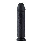 HiSmith 11 Inch Black Curved Silicone Dildo – Premium Silicone Dildo Default Title > Sex Toys > Sex Machines > Attachments