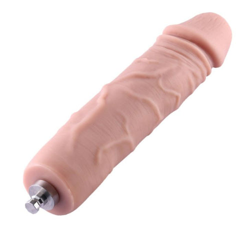 HiSmith Veined Slim Silicone Anal Dildo (Flesh Tone) – 7 Inch Slim Silicone Anal Dildo Sex Machine Attachments