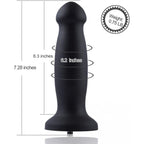 HiSmith 7.2 Inch (Black) – Smooth Silicone Anal Dildo Default Title > Sex Toys > Sex Machines > Attachments
