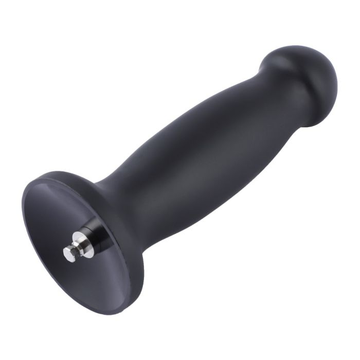 HiSmith 7.2 Inch (Black) – Smooth Silicone Anal Dildo Sex Machine Attachments
