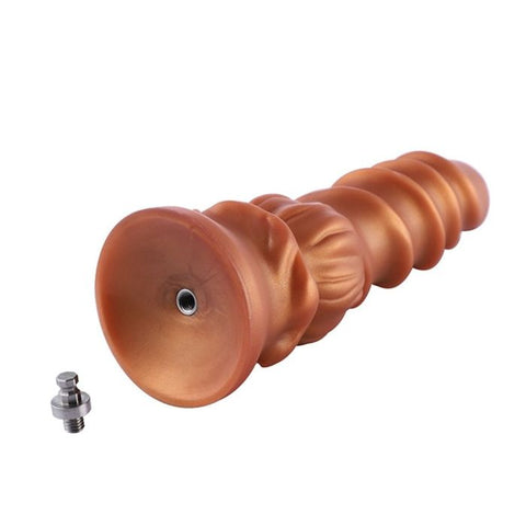 HiSmith 8.5 Inch Silicone Golden Monster Dildo – Luxury Silicone Dildo Sex Machine Attachments