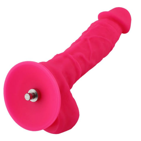 HiSmith 9 Inch Silicone Pink Dildo – Skin-Friendly Realistic Dildo Sex Machine Attachments