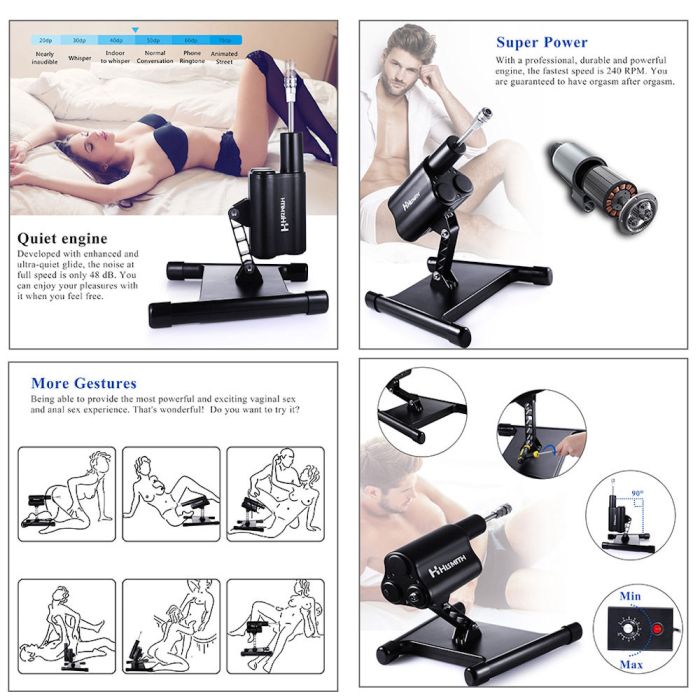 HiSmith Cannon (Remote and App) – Hands-Free Sex Machine > Sex Toys > Sex Machines