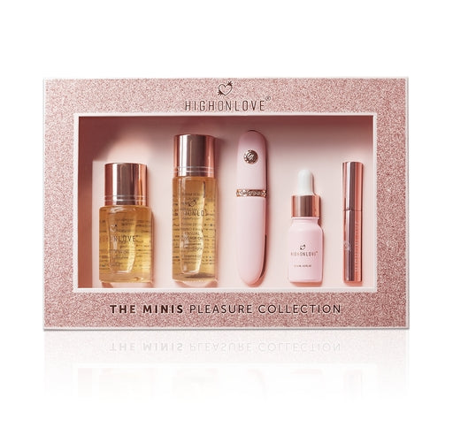 HighOnLove Minis Pleasure Collection with Hemp Seed Oil Set – Silicone Mini Vibrator Set > Essentials > Massage Gift Set Main image