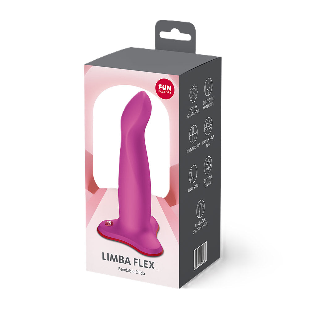 Fun Factory Limba Flex (Magenta) – 17.5 cm Flexible Dildo Magenta > Dildos > Realistic Dildos