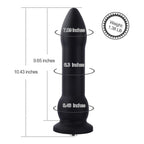 Hismith 10.43 Inch Silicone Black Bullet – Durable Silicone Bullet > Sex Toys > Sex Machines > Attachments