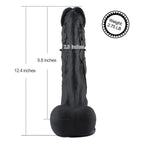 Hismith 12.4 Inch Silicone Black Super Size – Large Silicone Dildo Default Title > Sex Toys > Sex Machines > Attachments