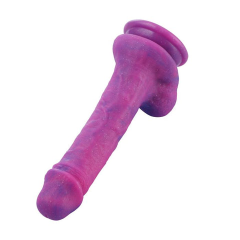 Hismith 8.4 Inch Purple Silicone Dildo – Realistic Silicone Dildo Sex Machine Attachments
