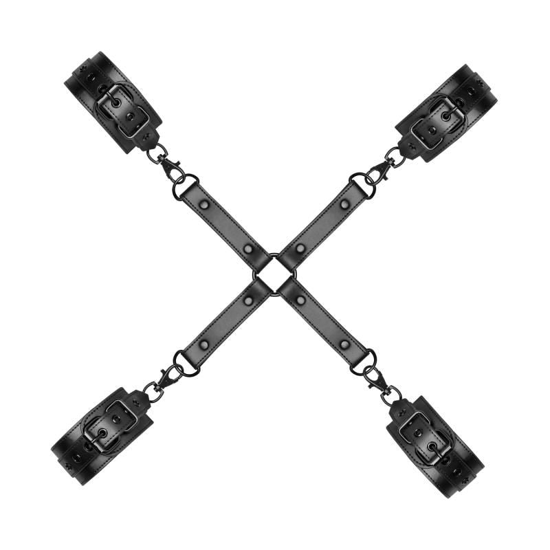 Hogtie Set with Hand and Ankle Cuffs for Bondage Play