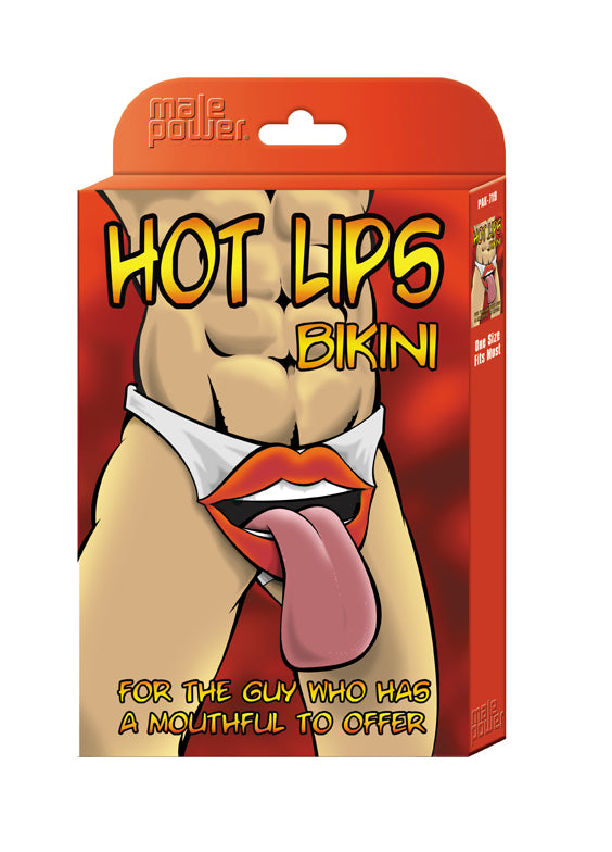 Hot Lips Bikini (Red) – Novelty Underwear > Clothes > Mens Apparel