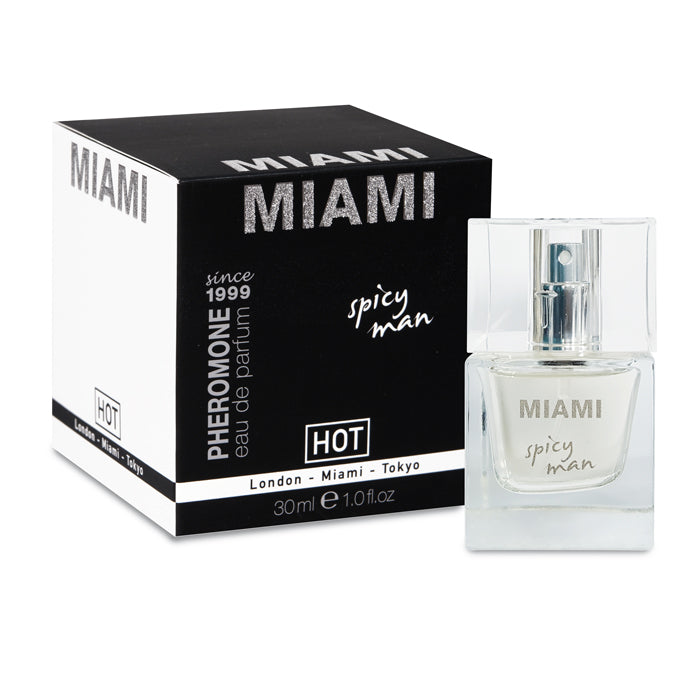 Hot Pheromone Miami Spicy Man Cologne 30ml Masculine Fragrance Scent > Essentials > Aphrodisiacs