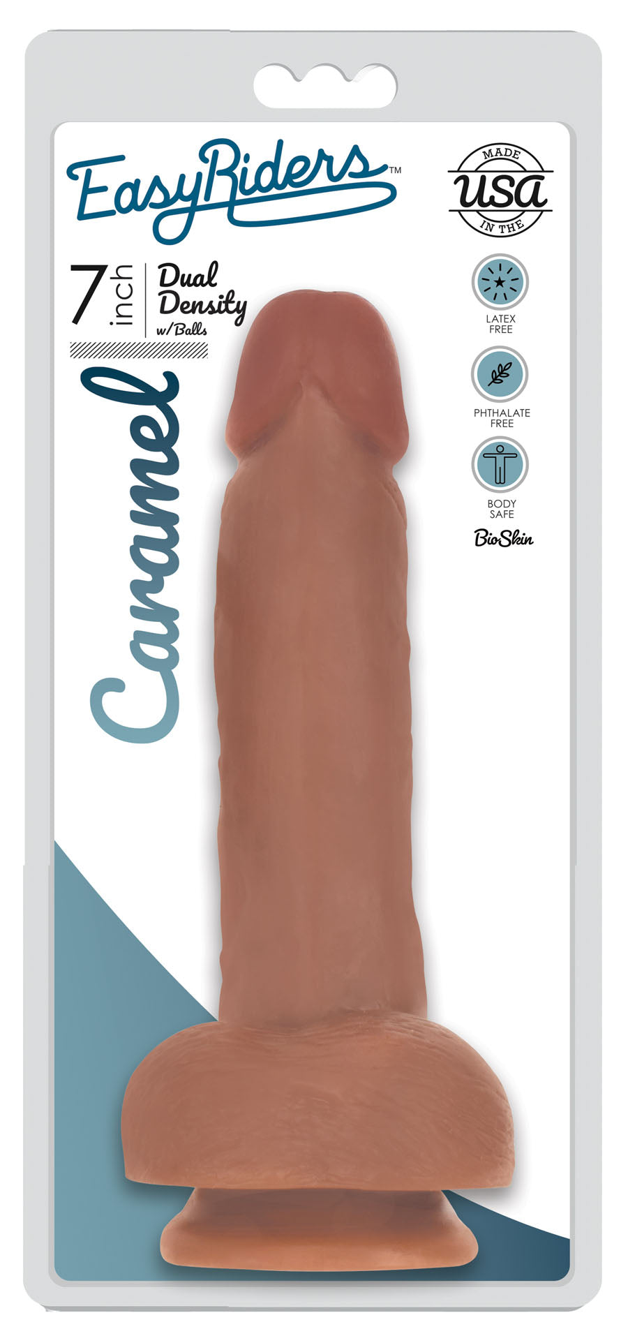 Easy Riders 7 Inch Slim Dong With Balls by Curve Toys