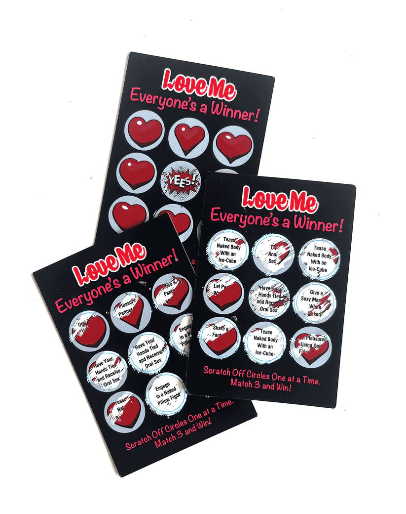 Love Me Lotto Naughty Scratcher – Erotic Scratch-Off Game Set Gag Gifts & Novelties