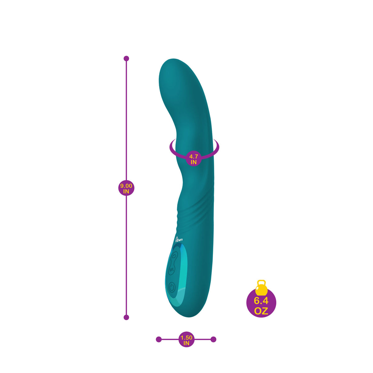 Viben Swagger Ocean Rotating G-Spot Vibrator > Sex Toys For Ladies > G-Spot Vibrators