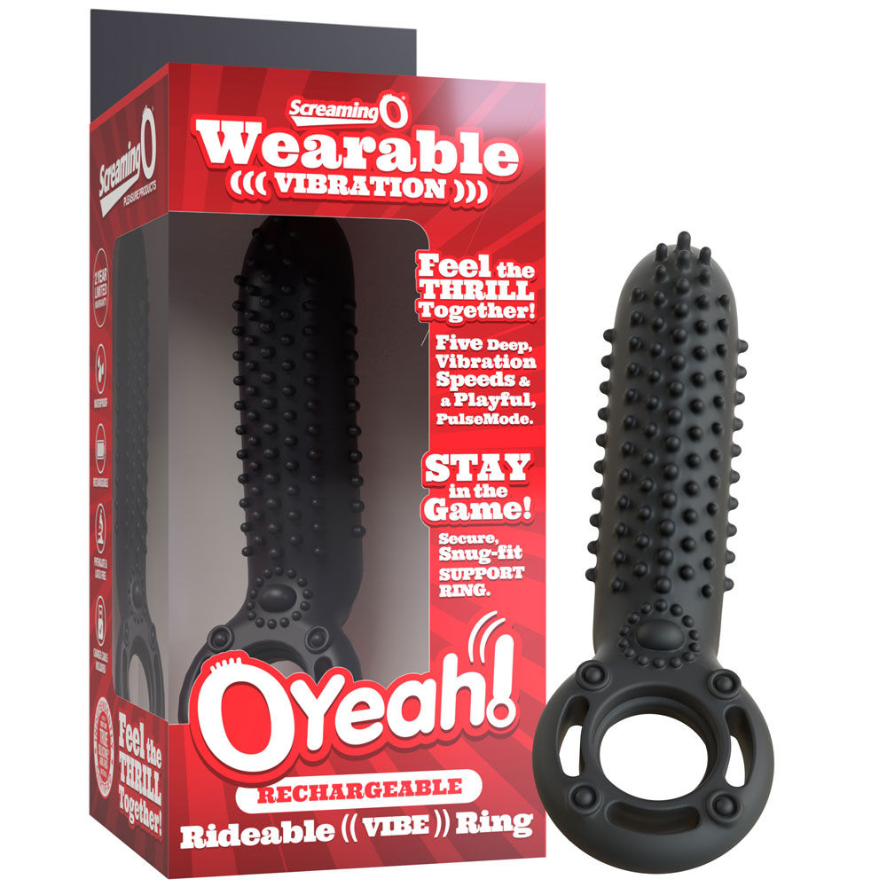 Oyeah Rechargeable Silicone Rideable Vibe Ring – Premium Silicone Vibrating Ring > Cock Ring > Vibrating