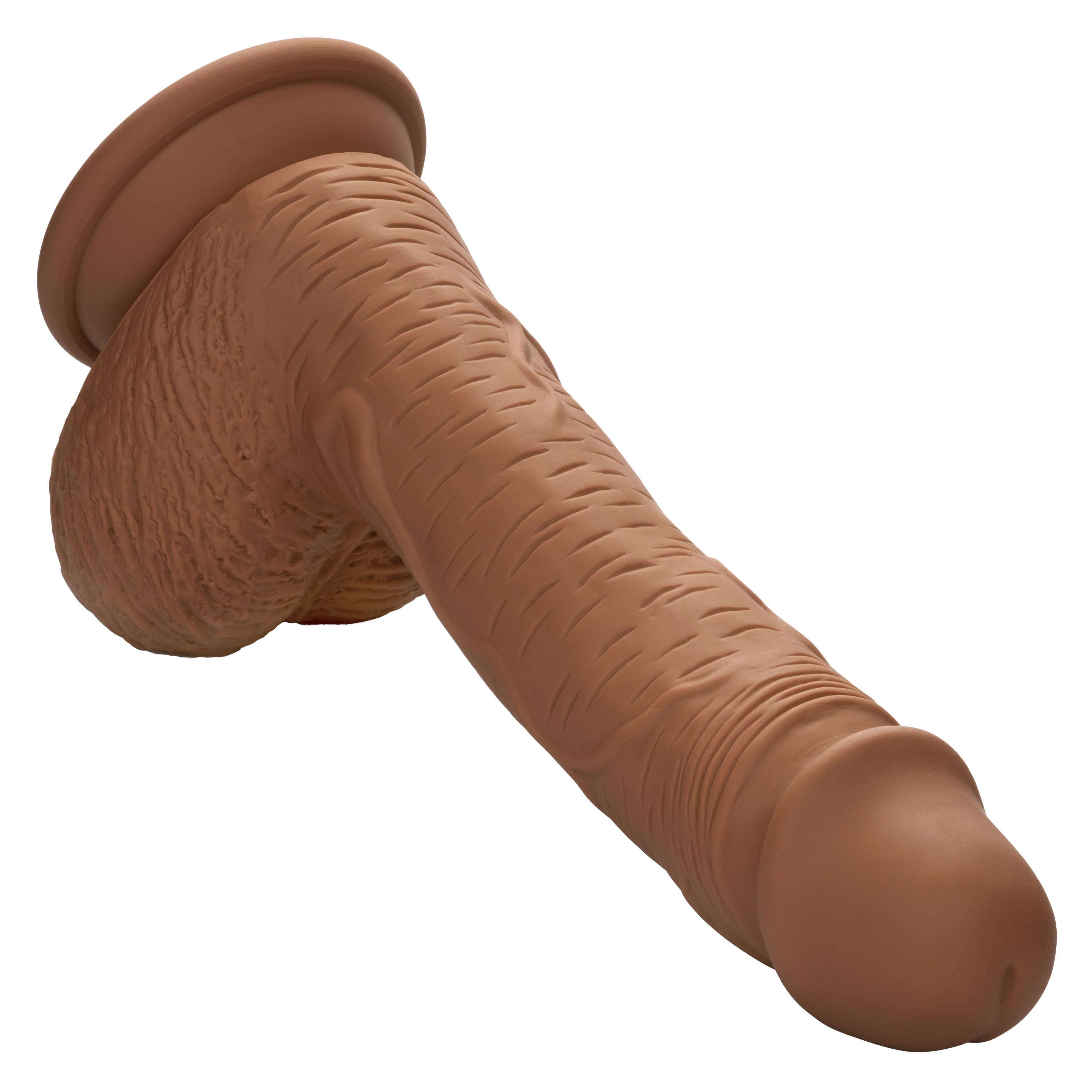 Dual Density Silicone Studs 6.25 Inch Brown > Dildos > Realistic Dildos