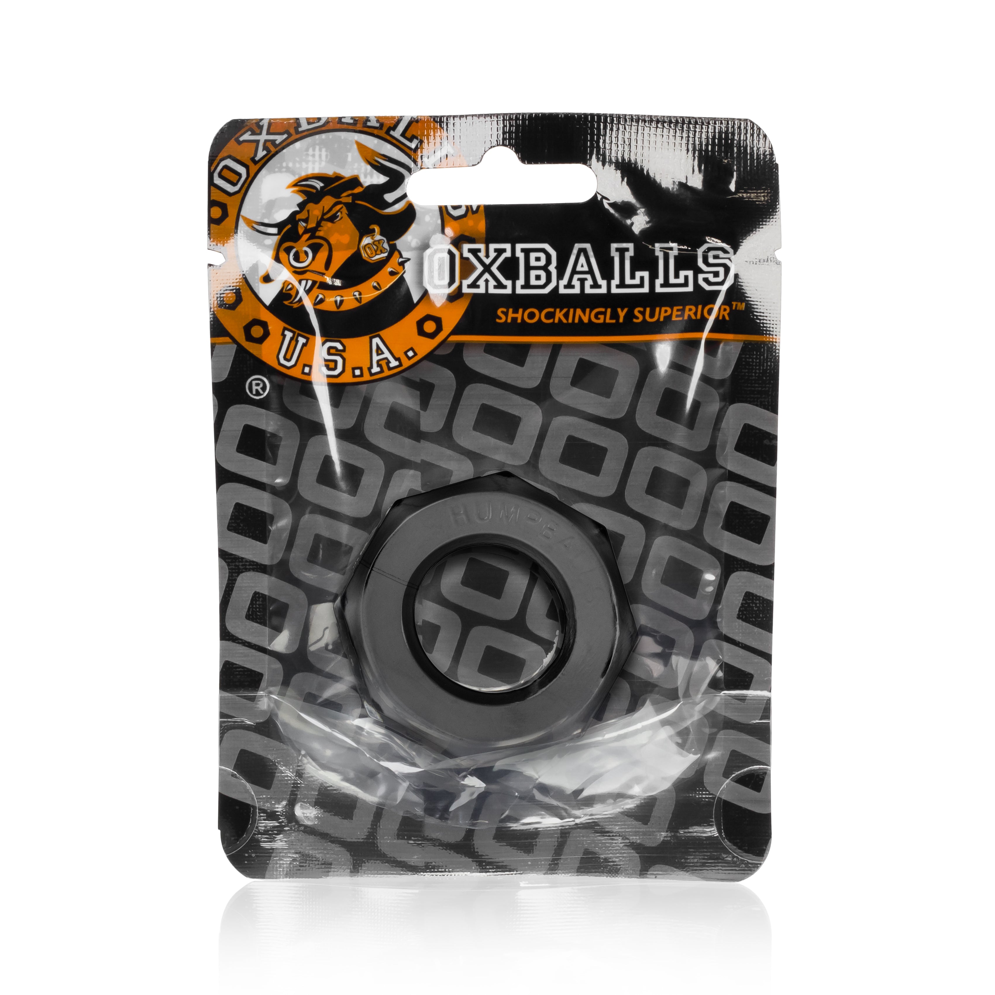Humpballs Cockring Black Bulge Enhancer with 4.8cm Inner Diameter > Cock Ring > Single