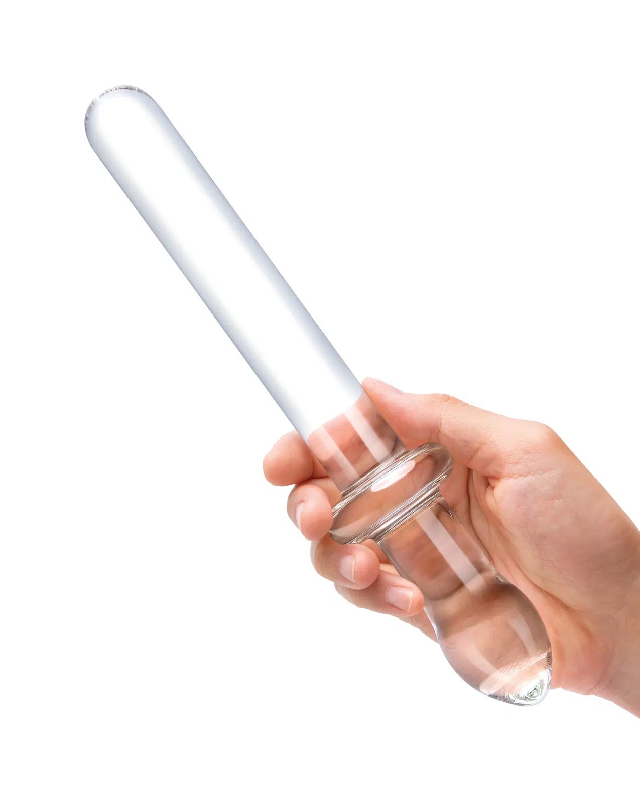 Glas 9.25" Classic Smooth Dual-Ended Clear Borosilicate Glass Dildo > Glass > Dildos Main image