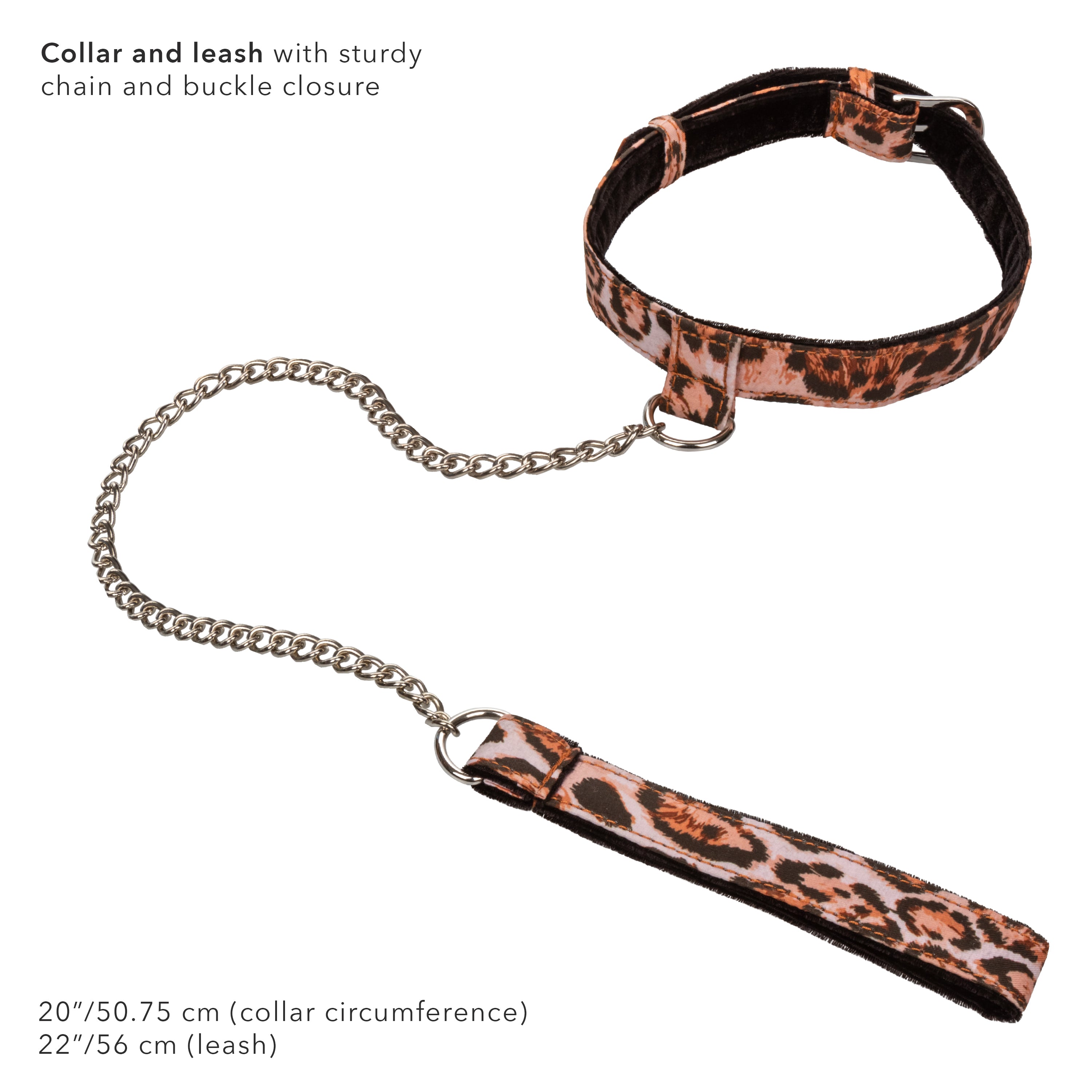 Unleashed Adventure Set 7-Piece Animal Print Faux Leather BDSM Kit with Travel Case > Bondage Gear > Bondage Kits