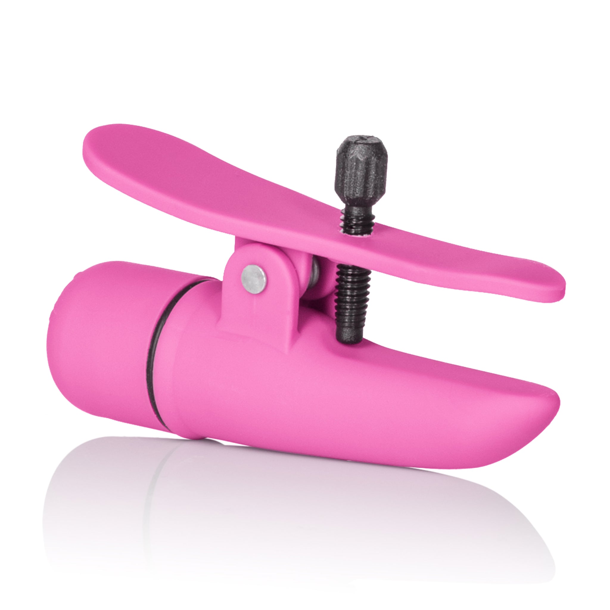 Nipple Play Nipplettes Vibrating Adjustable Nipple Clamps Pink 2.75 Inch Waterproof Pink > Sex Toys > Nipple Suckers