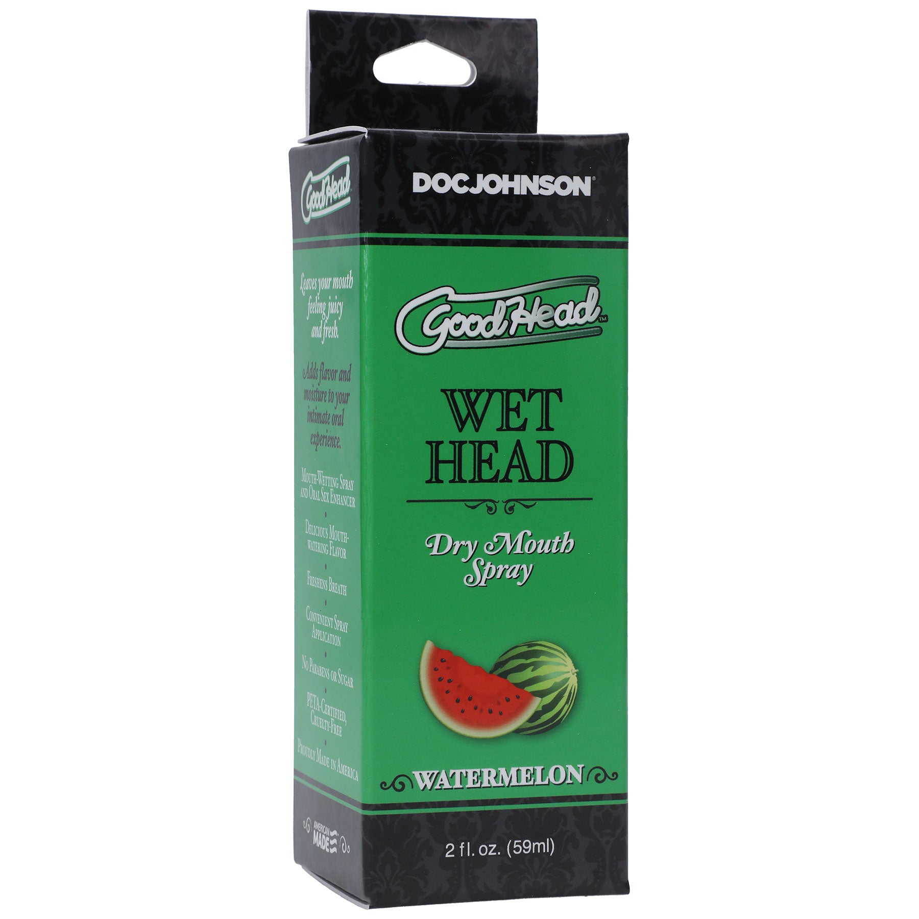 GoodHead Wet Head Dry Mouth Spray 59ml Watermelon Flavor > Lube > Oral Gels & Sprays