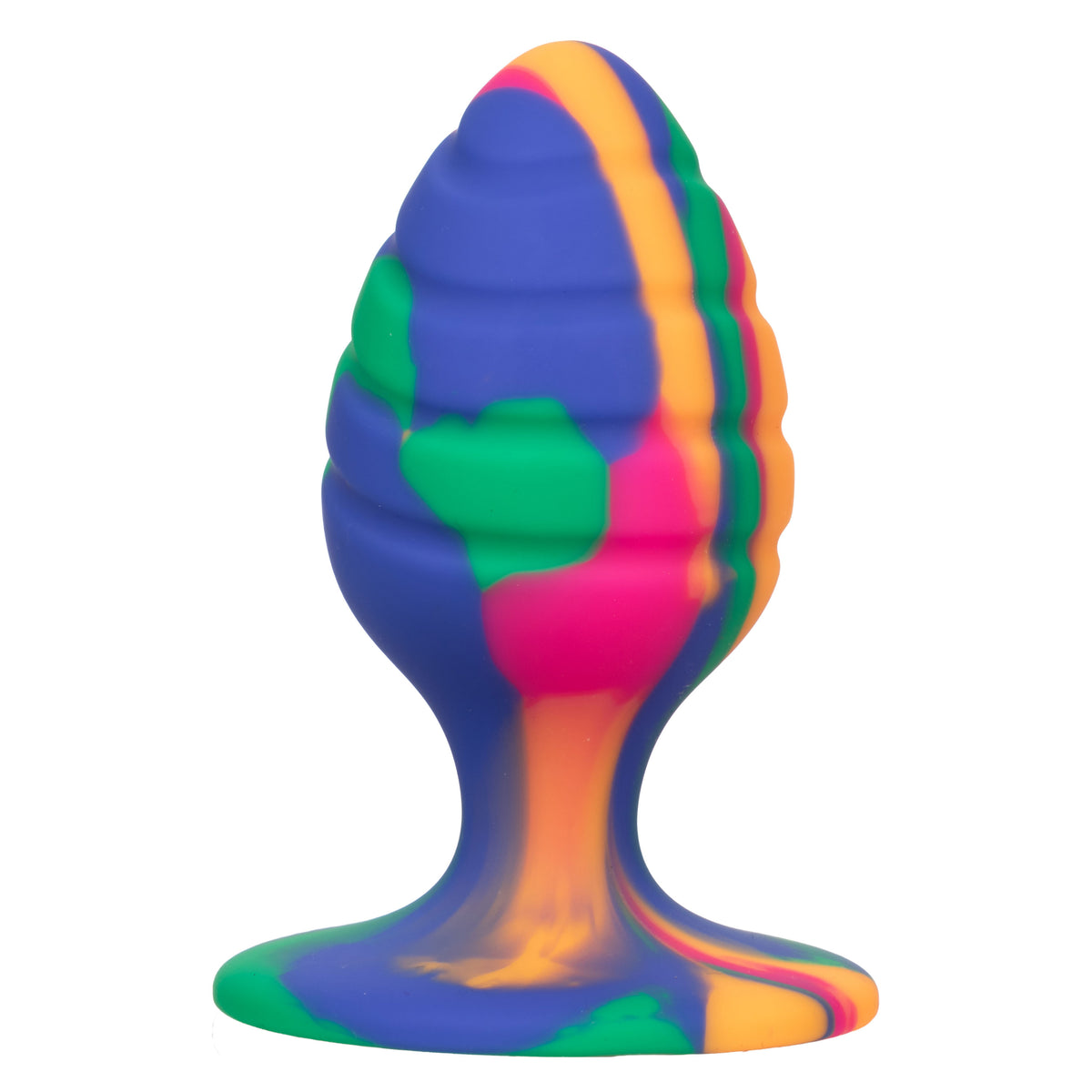 Cheeky Medium Swirl Tie Dye – Colorful Medium Butt Plug 3 Inch > Anal Range > Butt Plugs