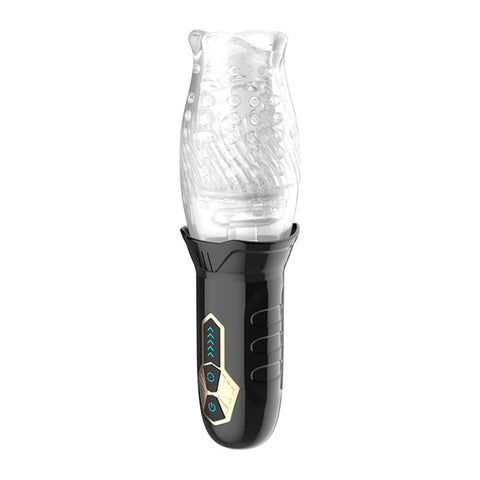 Adam & Eve Adam's Gawk Gawk – USB Rechargeable Rotating Masturbator with 5 Rotation Speeds and 10 Vibration Functions MASTURBATORS