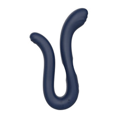 Adam & Eve TWISTED TEMPTATIONS Bendable Vibe - Navy 22.4 cm USB Rechargeable Bendable Dual Vibrator VIBRATORS