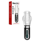 Adam & Eve Gawk Gawk 3.0 – USB Rechargeable Thrusting Masturbator Clear > Sex Toys For Men > Masturbators > Vibrating