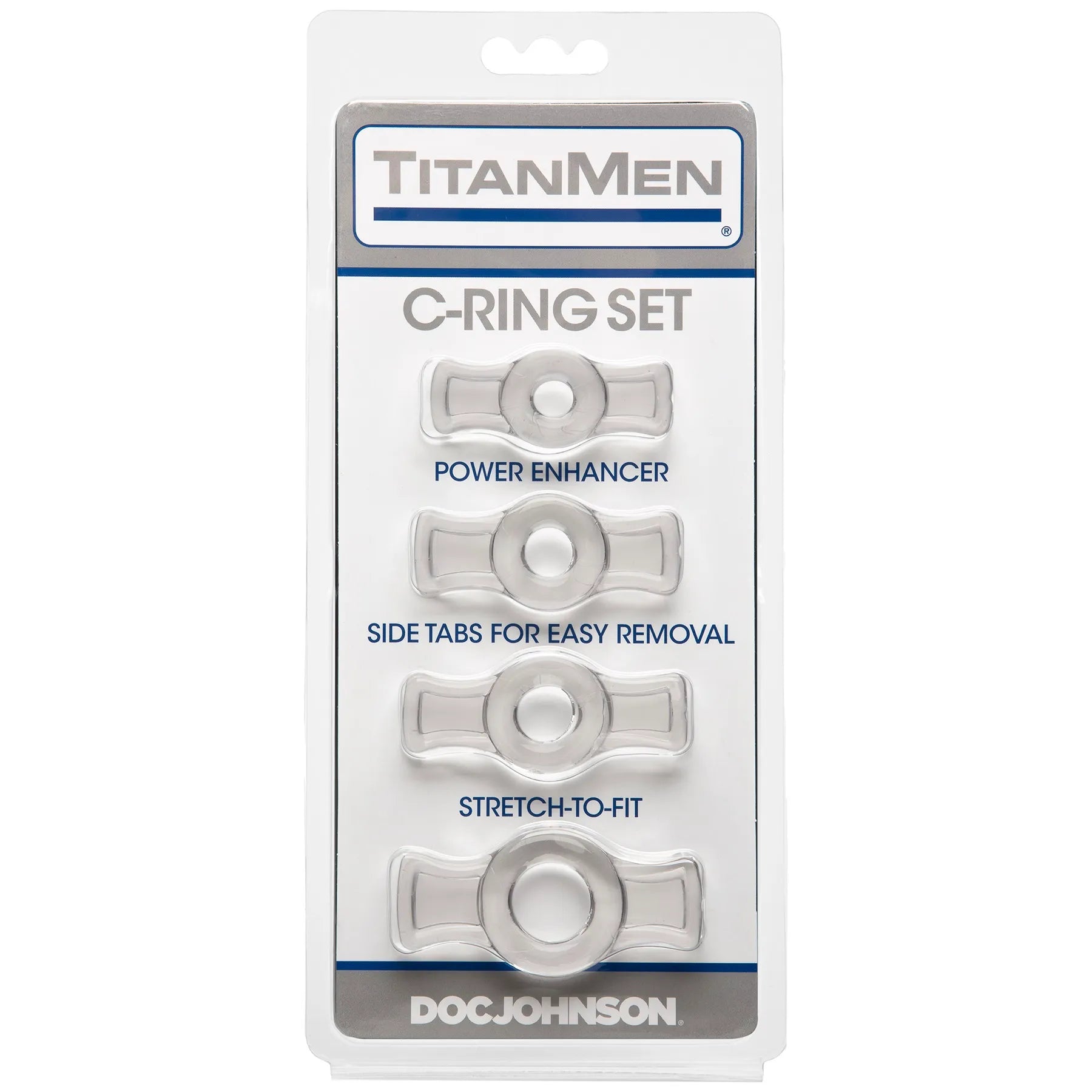 Titanmen Cock Ring Set (Black) – Stretchable Cock Rings Set > Cock Ring > Sets