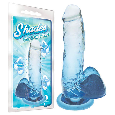 Shades 7 Inch Jelly TPR Dong – Body-Safe 17.8 cm Dong Multi > Dildos > Realistic Dildos