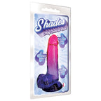 Shades 8 Inch Jelly TPR Dong Plum 20.3 cm > Dildos > Realistic Dildos
