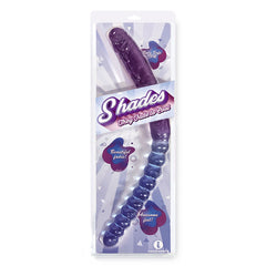 Shades 17'' Jelly Double Dong - Violet/Blue