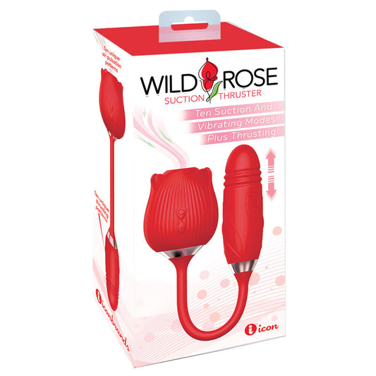 Wild Rose Suction Thruster -  Air Pulse & Thrusting Stimulator