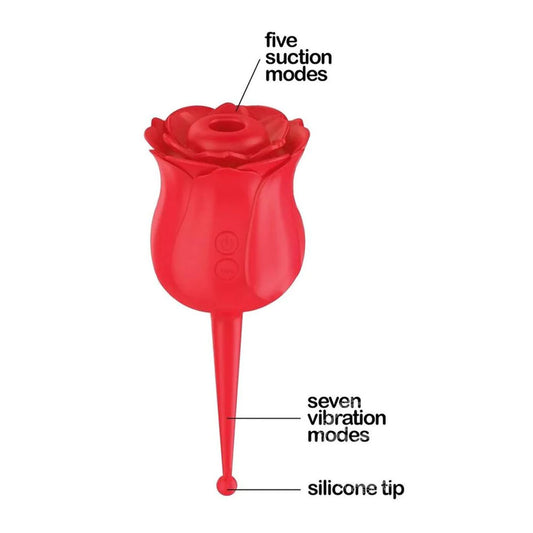 Wild Rose Le Point - Rose Inspired Suction Stimulator