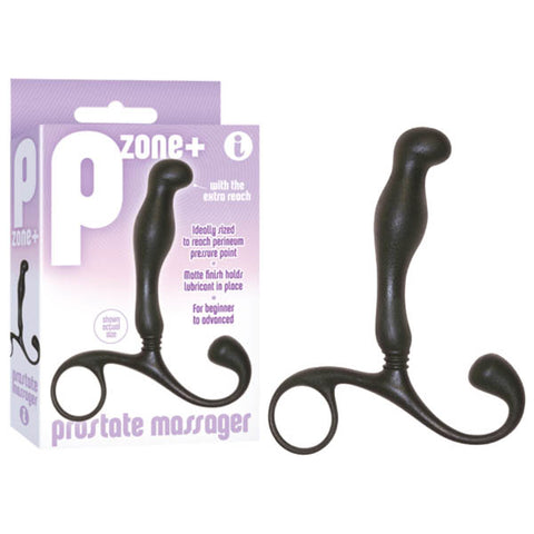 P Zone Prostate Massager 10 Centimeter Prostate Stimulator for Targeted Pleasure Black > Anal Range > Prostate Plugs