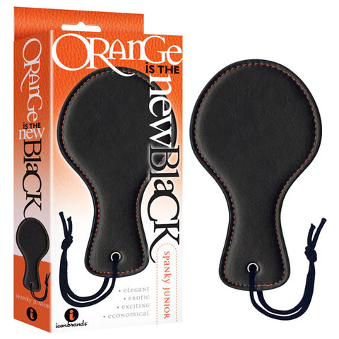 Orange Is The New Spanky Junior Paddle Black > Bondage Gear > Paddles