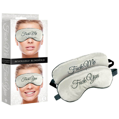 Fuck Me Fuck You Reversible Blindfold Padded Design Default Title Blindfold