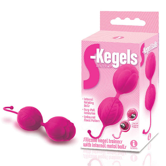 The 9's S-Kegels - Silicone Kegel Balls - Pink