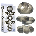 The 9s Phat Rings Smoke Cock Rings Set of 3 > Cock Ring > Sets