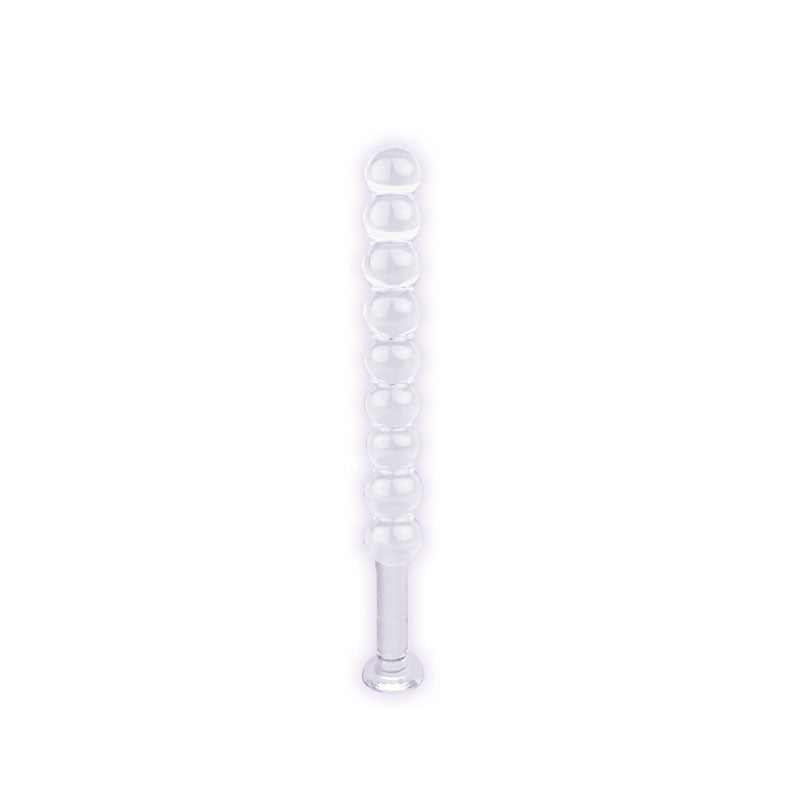 The 9's First Glass Thins, Spherical -  Glass 17.8 cm Anal Beads