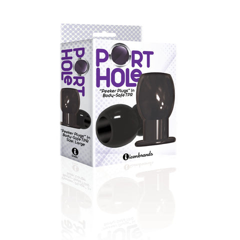 The 9s Port Hole Hollow Butt Plug for Versatile Intimate Play Butt Plugs - Hollow