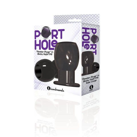 The 9s Port Hole Hollow Butt Plug for Versatile Intimate Play Butt Plugs - Hollow